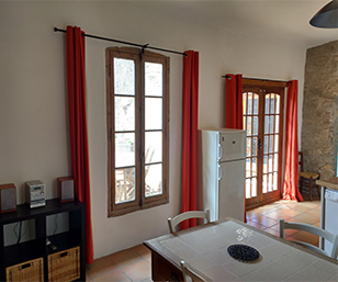 cuisine vers terrasse